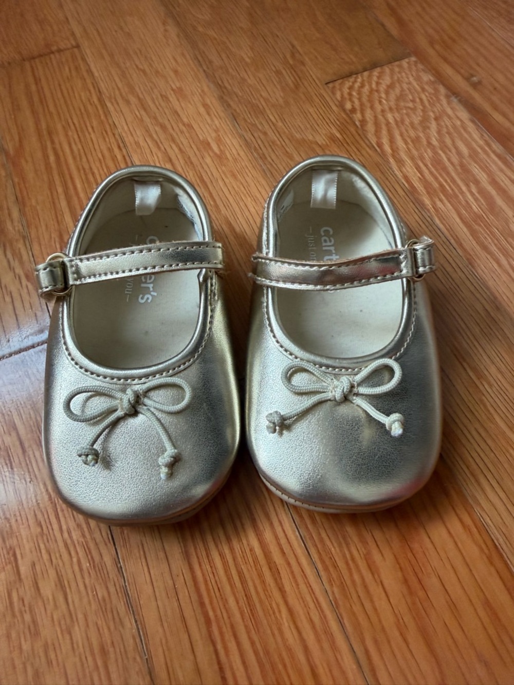 Carter's Gold Toddler/Baby Mary Jane Shoes